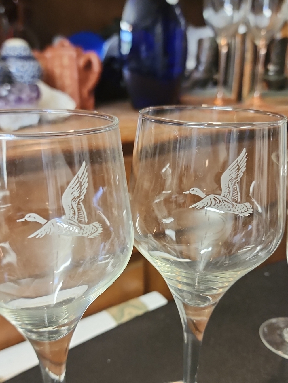 German Crystal Red Wine Glasses